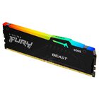 Memória Kingston Fury Beast Para Intel Xmp, Rgb, 8gb, 5200mhz