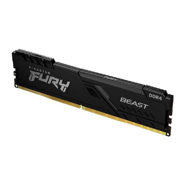 Memoria Kingston Pc 16gb 3200mhz Ddr4 Fury Beast C/ Dissipado