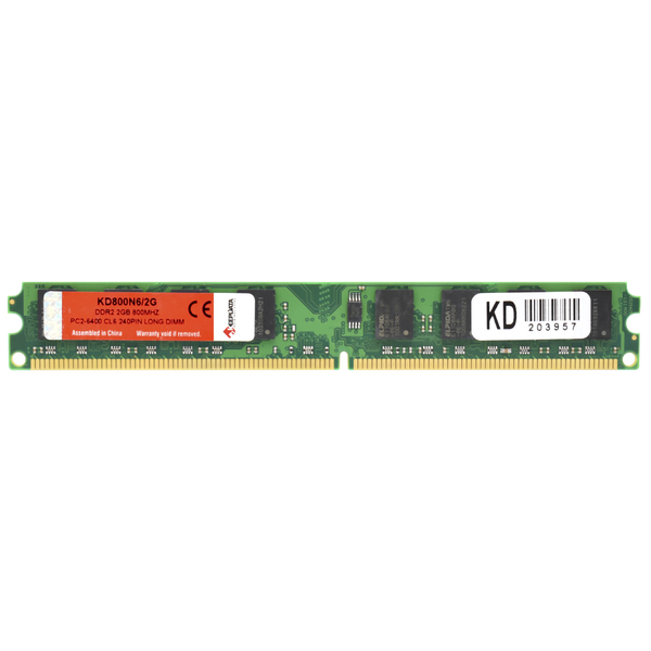 Memória Ram Keepdata Ddr2 2gb 800mhz - Kd800n6/2g