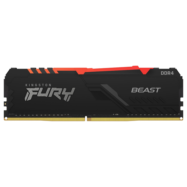Memoria Ram Kingston Fury Beast Ddr4 32gb 3200mhz Rgb - Preto