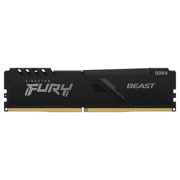Memória Ram Kingston Fury Beast Ddr4 8gb 2666mhz - Preto (kf4