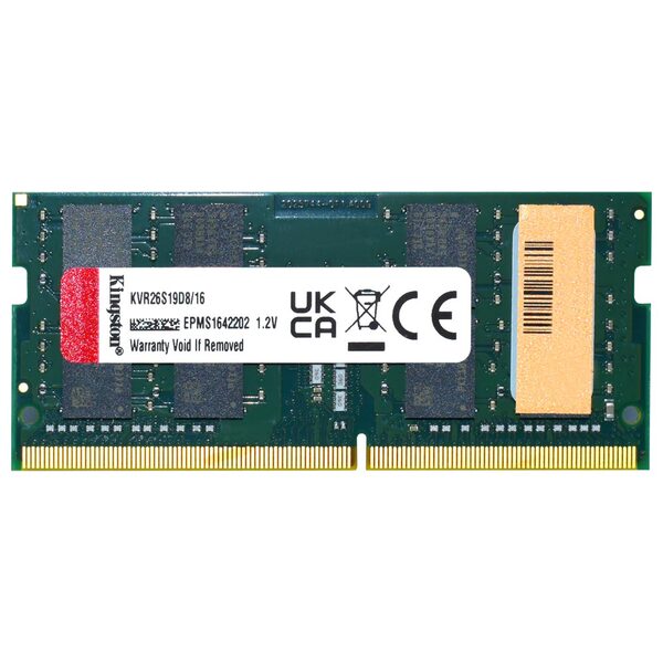 Memória Ram Para Notebook Kingston Ddr4 16gb 2666mhz - Kvr26s
