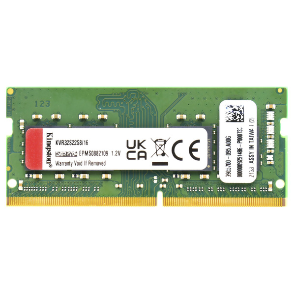 Memória Ram Para Notebook Kingston Ddr4 16gb 3200mhz - Kvr32s