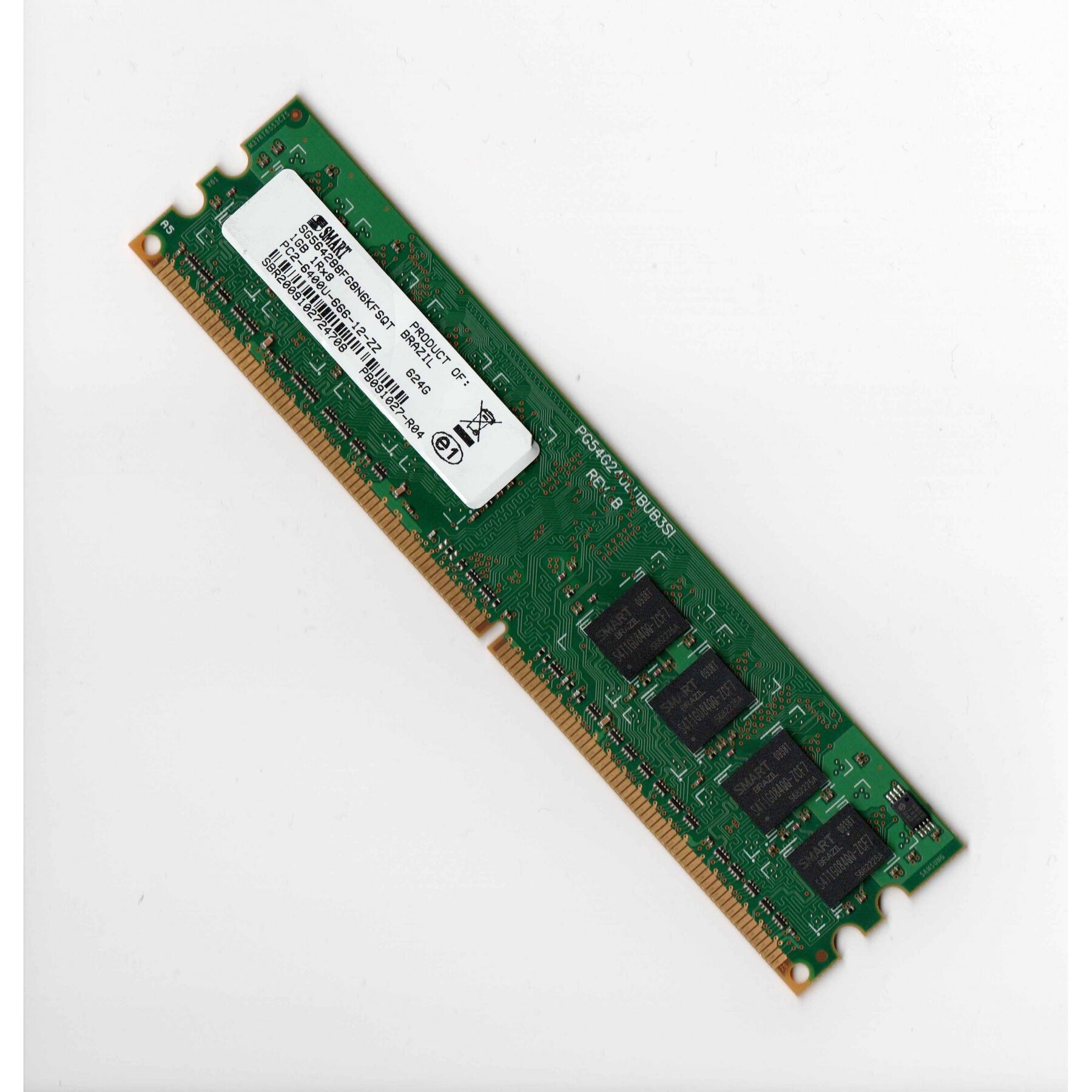 Memória Smart 1gb 800mhz Ddr2 Pc2-6400u-666-12-zz Hp Dell | Leroy
