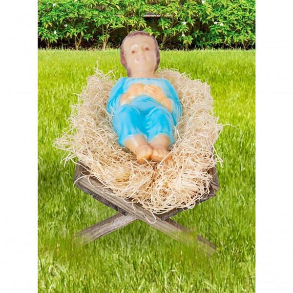 Menino Jesus Colorido Presépio Natal Luz Iluminado