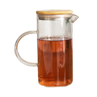 Mes03494nat01-jarra De Vidro Oikos Com Tampa De Bambu 750ml