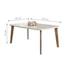 Mesa 1,70 X 0,90 Manchester Oblongo Off White