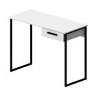 Mesa 100x45cm Branco Aço e MDP Chamber Multivisão