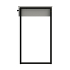 Mesa 100x45cm Branco Aço e MDP Chamber Multivisão