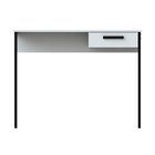 Mesa 100x45cm Branco Aço e MDP Chamber Multivisão
