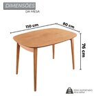 Mesa 110x80cm Mdf Laminado Ceci Yescasa Naturalissimo