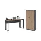 Mesa 1200 Com Armário Romeu Nogueira Preto