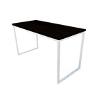 Mesa 120x60 Branco Com Preto - M1206075bcopto