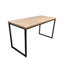 Mesa 120x60 Preto Com Carvalho - M1206075ptocar