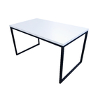 Mesa 120x60cm Preto + Branco - M12060ptobco