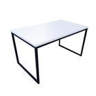 Mesa 120x60cm Preto + Branco - M12060ptobco