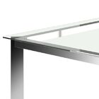 Mesa 1513 - Móveis Carraro - Cromado / Incolor