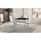 Mesa 1514 - Móveis Carraro - Cromado / Preto