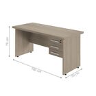 Mesa 1600 Com Armário Belvedere Nogueira