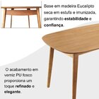 Mesa 160x80cm Mdf Laminado Ceci Yescasa Naturalissimo