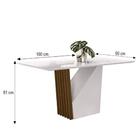 Mesa 160x90 Imbuia/off White