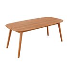 Mesa 180cm X 80cm Mdf Laminado Ceci Yescasa Natural