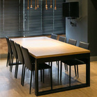 Mesa 250x120cm Preto + Carvalho Hannover - M250120ptocar