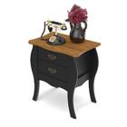 Mesa 2 Gavetas Colina Preto Acetinado Cumarú