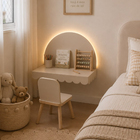 Mesa Infantil 42x60x34cm MDF Nude Rabisco Agardi