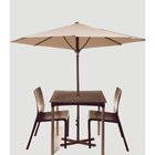 Mesa 4 Lugares Com Furo Para Ombrelone Atto Chocolate