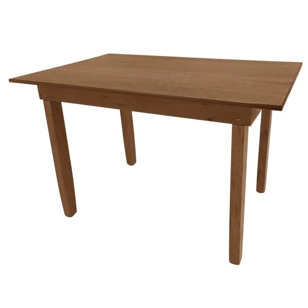 Mesa 4 Lugares Retangular 120x70cm Madeira Maciça  Imbuia