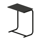 Mesa 54x34,5cm Preta Aço e MDP Industrial Multivisão