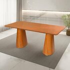 Mesa 6 Lugares Retangular Em Madeira Maciça Fortaleza Authent