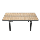 Mesa 75x100x200cm Alumínio Cinza Ionis Naterial