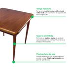 Mesa 80x80 Com 3 Cadeiras Em Madeira Maciça Para Bar Pub Bote