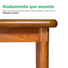 Mesa 80x80 Com 4 Cadeiras Em Madeira Maciça Para Bar Pub Bote