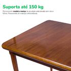 Mesa 80x80 Com 4 Cadeiras Em Madeira Maciça Para Bar Pub Bote