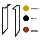 Mesa 90cm Industrial Para Escritório Tampo Bordas Elevadas D