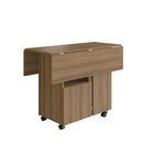 Mesa 90x90cm Tampo Mdp Dobrável Mel