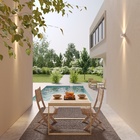 Mesa   Quadrado Solaris 67x90x90cm Marrom Naterial