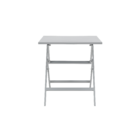 Mesa  Alumínio Quadrado Xara 74x70x70cm Cinza Naterial