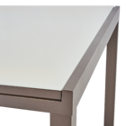 Mesa  Alumínio Retangular Lyra II 75x90x130cm Marrom Naterial