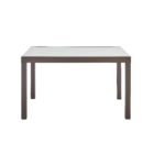 Mesa  Alumínio Retangular Lyra II 75x90x130cm Marrom Naterial