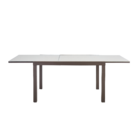 Mesa  Alumínio Retangular Lyra II 75x90x130cm Marrom Naterial