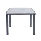 Mesa  Alumínio Retangular Lyra II 75x90x160cm Cinza Naterial