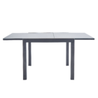 Mesa  Alumínio Retangular Lyra II 75x90x160cm Cinza Naterial