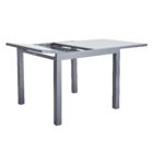 Mesa  Alumínio Retangular Lyra II 75x90x160cm Cinza Naterial