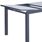 Mesa  Alumínio Retangular Lyra II 75x96x180cm Cinza Naterial