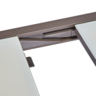 Mesa  Alumínio Retangular Lyra II 75x96x180cm Marrom Naterial