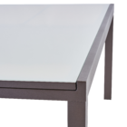 Mesa  Alumínio Retangular Lyra II 75x96x180cm Marrom Naterial